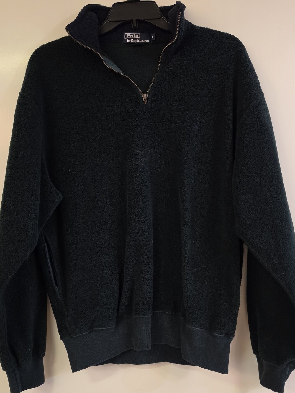 Vintage Polo Ralph Lauren Green Half-Zip Fleece Pullover